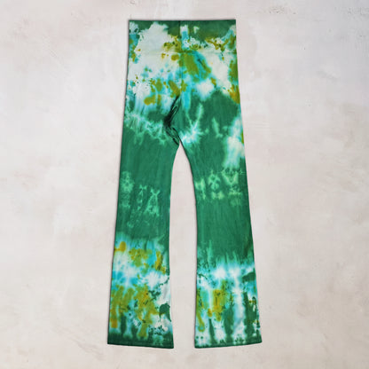 Dandelion Root Tie Dye Flare Leggings