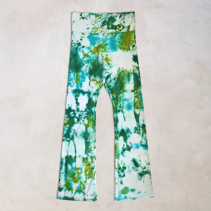 Dandelion Root Tie Dye Flare Leggings
