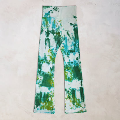 Dandelion Root Tie Dye Flare Leggings