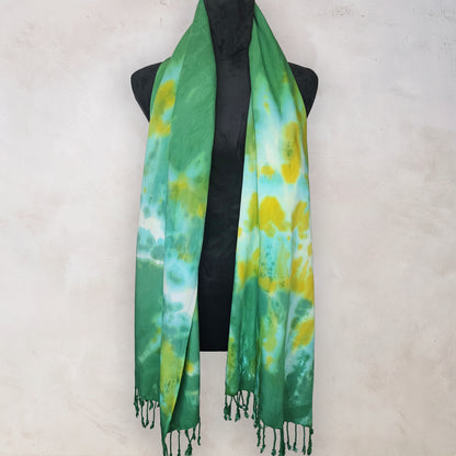 Dandelion Root Tie Dye Boho Scarf