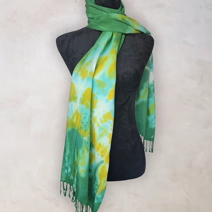Dandelion Root Tie Dye Boho Scarf