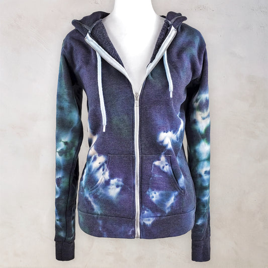 Deep Ocean Tie Dye Fleece Jacket