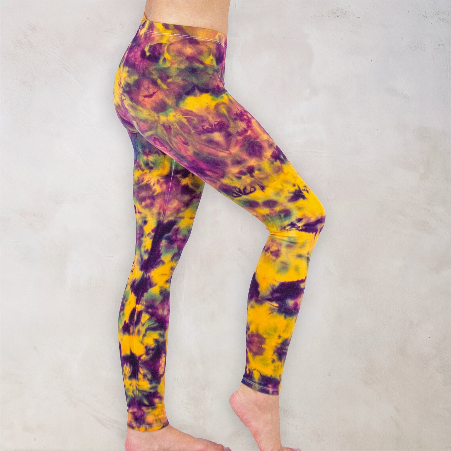 Desert Flower Tie Dye Cotton Leggings