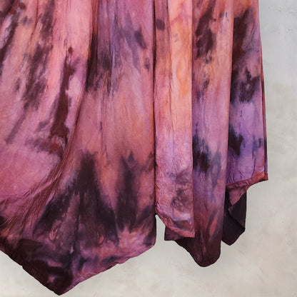 Elderberry Wine Tie Dye Boho Dress