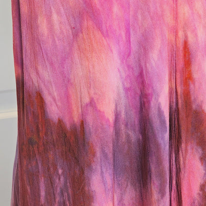 Elderberry Wine Tie Dye Boho Dress