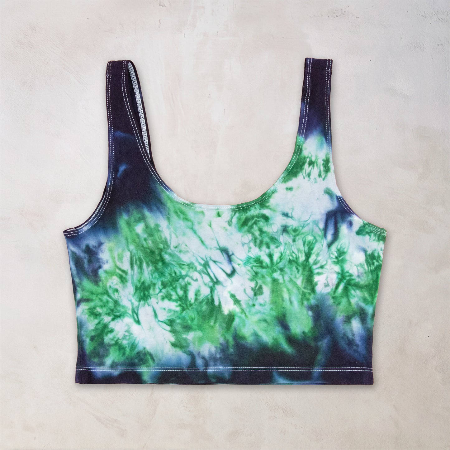 Emerald Tie Dye Crop Tank
