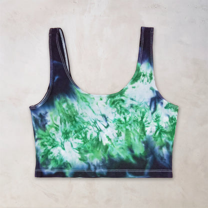 Emerald Tie Dye Crop Tank
