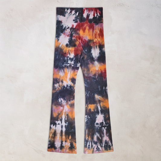 Foxglove Ash Tie Dye Flare Leggings