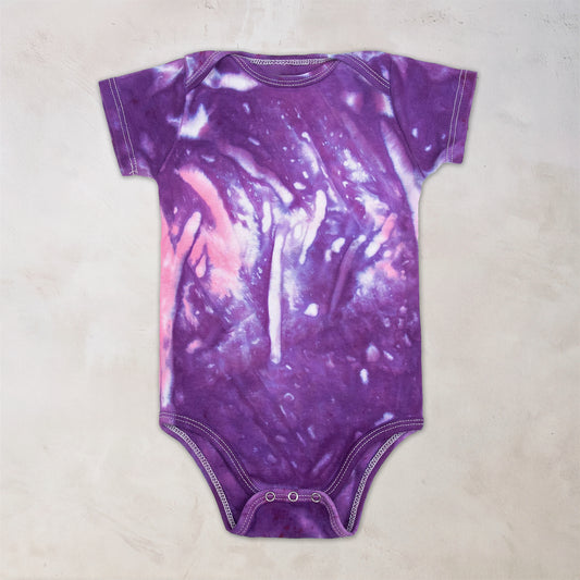 Geranium Organic Tie Dye Baby Bodysuit