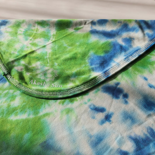 Hana Waterfall Organic Tie Dye Baby Blanket