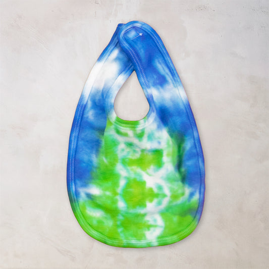 Hana Waterfall Organic Tie Dye Baby Bib