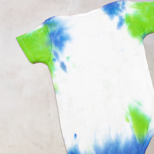 Hana Waterfall Organic Tie Dye Baby Bodysuit