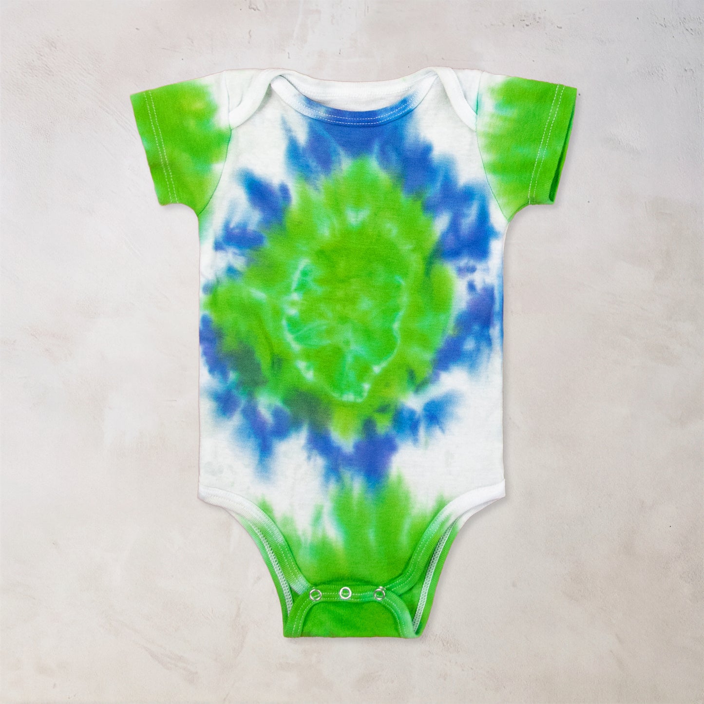 Hana Waterfall Organic Tie Dye Baby Bodysuit