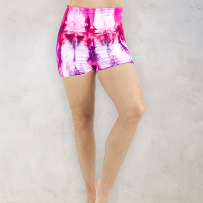 Hawaiian Sunrise Tie Dye Cotton Shorts