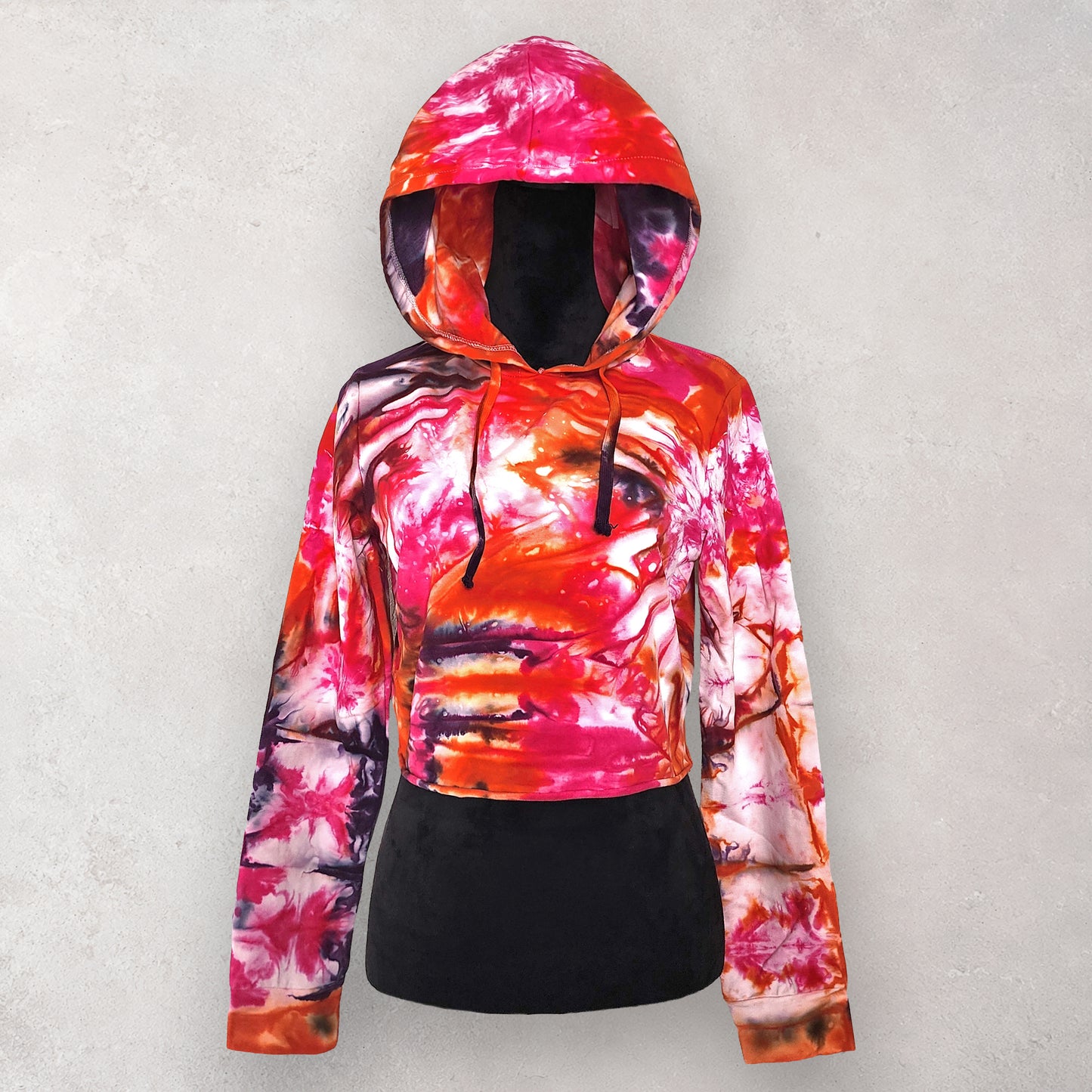 Kindred Spirit Tie Dye Cropped Hoodie