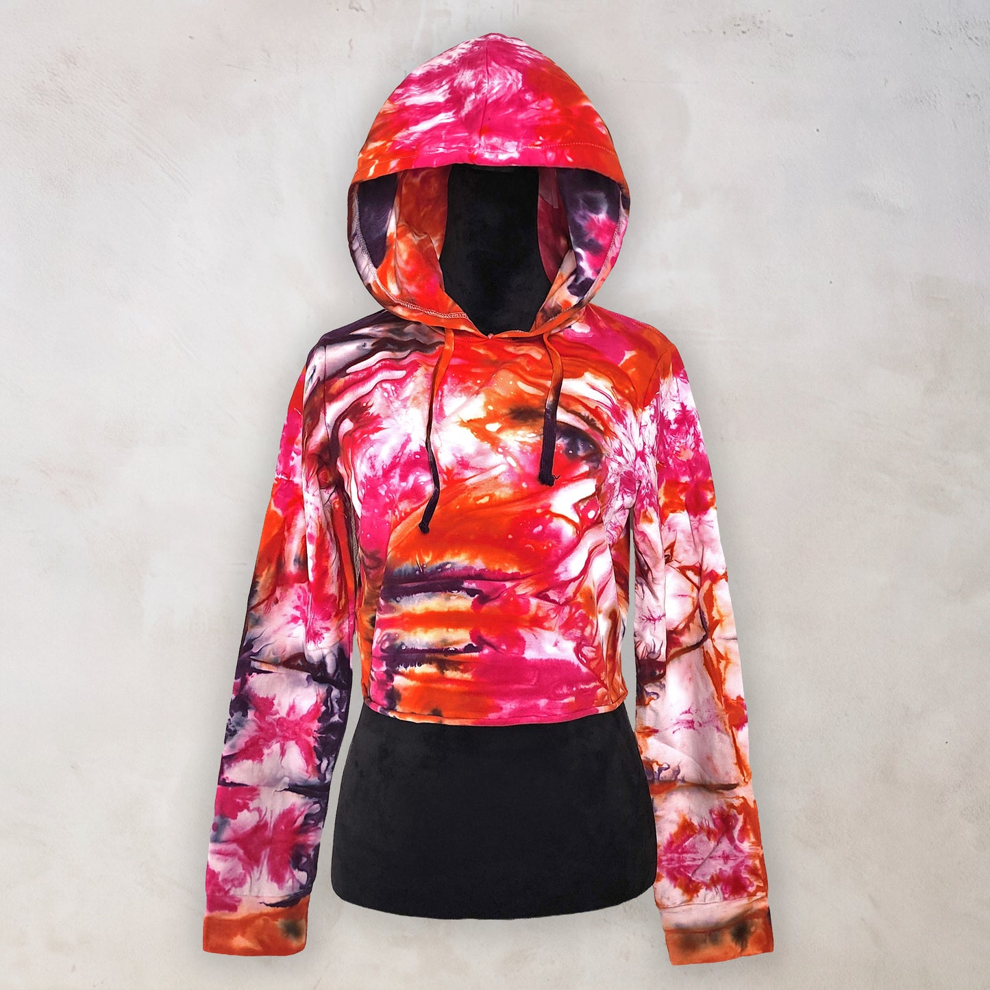 Kindred Spirit Tie Dye Cropped Hoodie