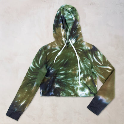 Lorelei Tie Dye Cropped Hoodie