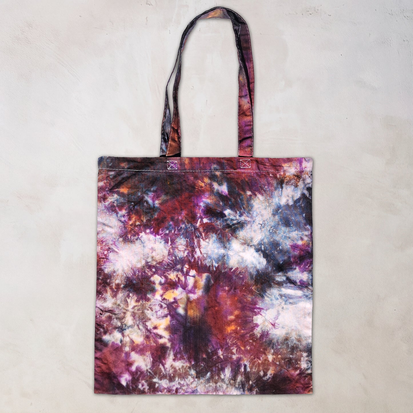 Midnight Orchid Tie Dye Tote Bag