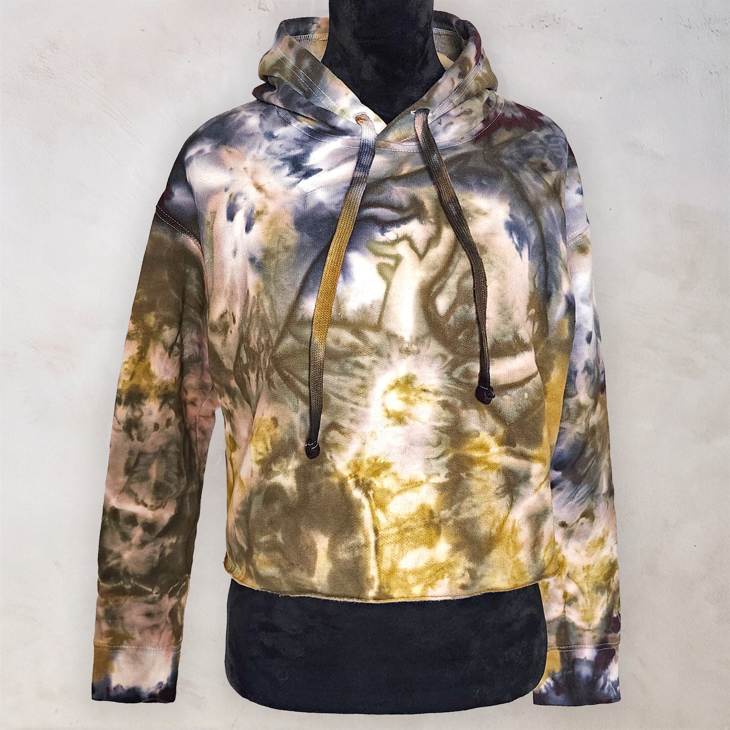 Moon Dust Tie Dye Cropped Hoodie