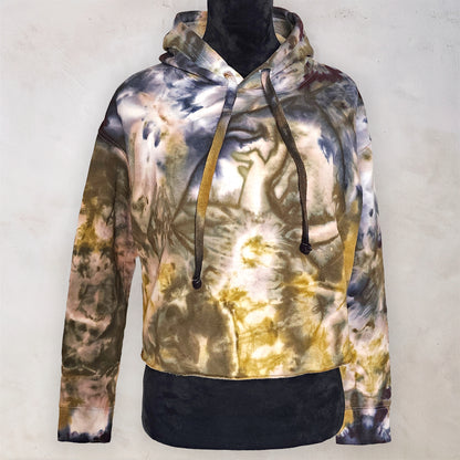 Moon Dust Tie Dye Cropped Hoodie