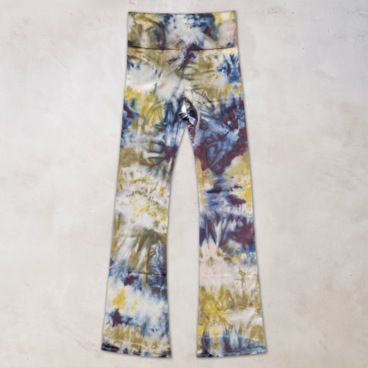 Moon Dust Tie Dye Flare Leggings