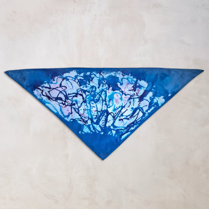 Mountain Bluebell Tie Dye Bandana