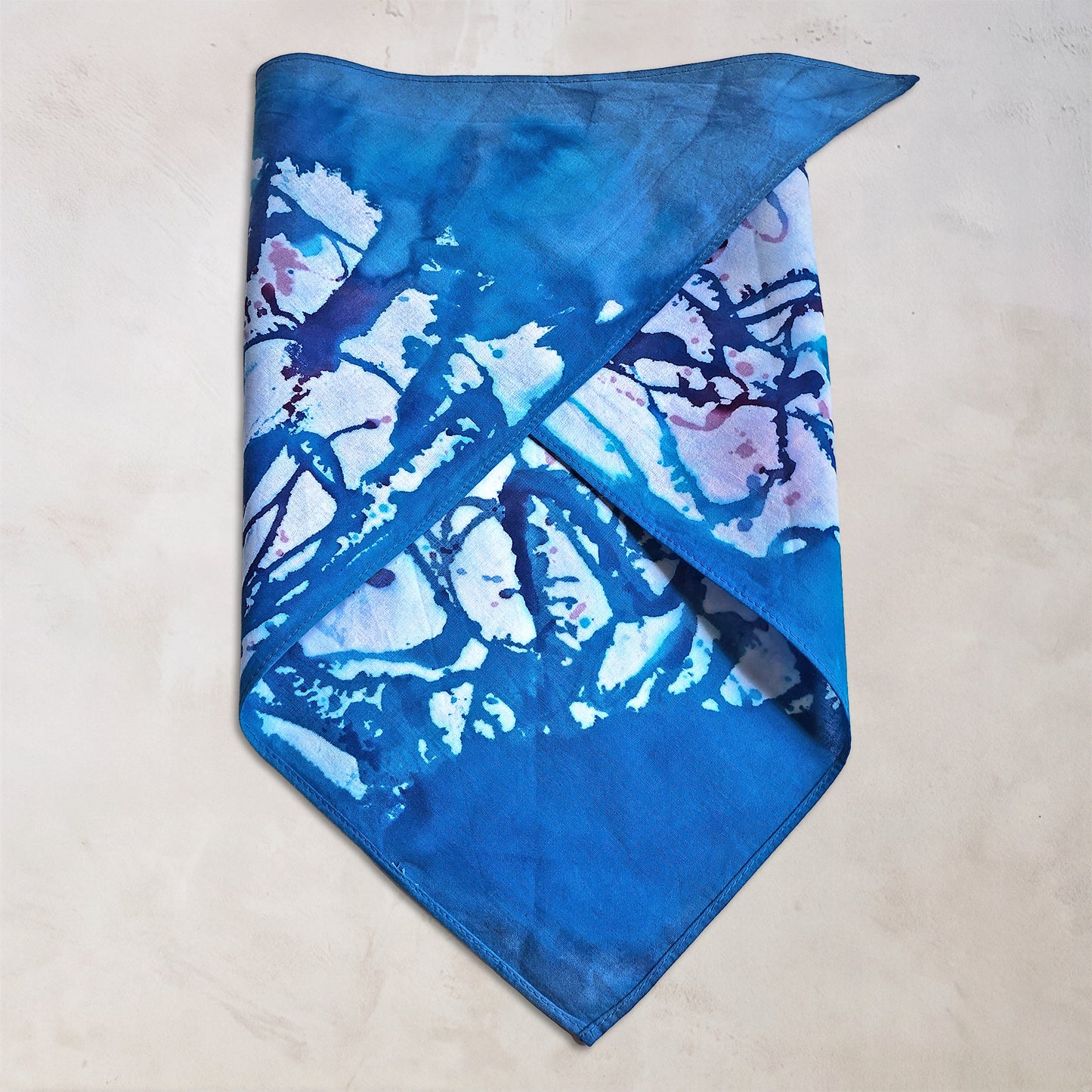 Mountain Bluebell Tie Dye Bandana