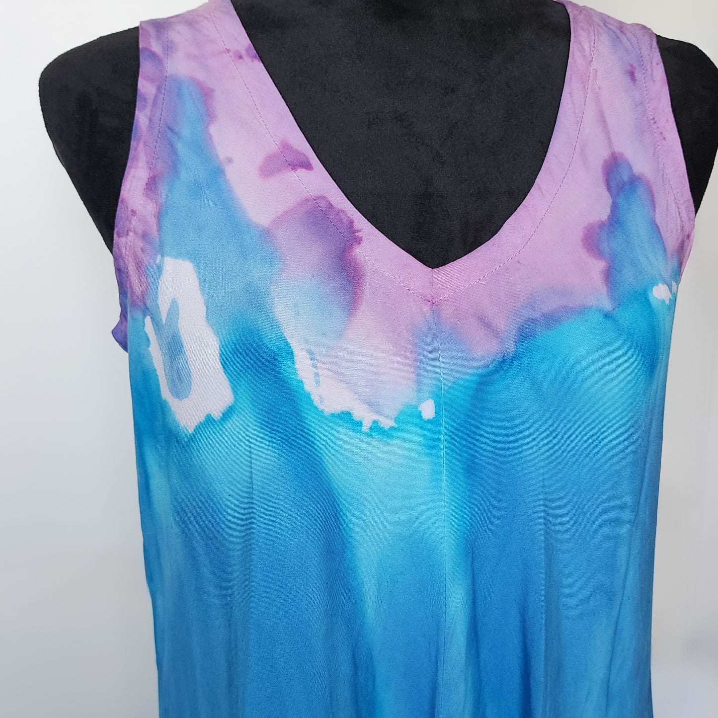 Mountain Bluebell Tie Dye Boho Dress