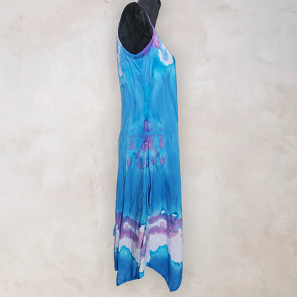 Mountain Bluebell Tie Dye Boho Dress