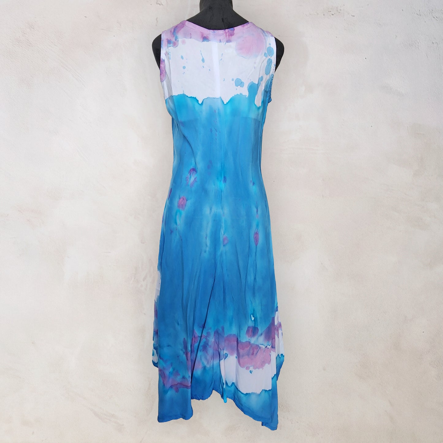 Mountain Bluebell Tie Dye Boho Dress