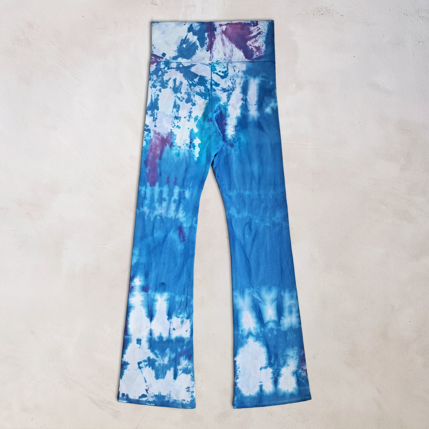 Mountain Bluebell Tie Dye Flare Leggings