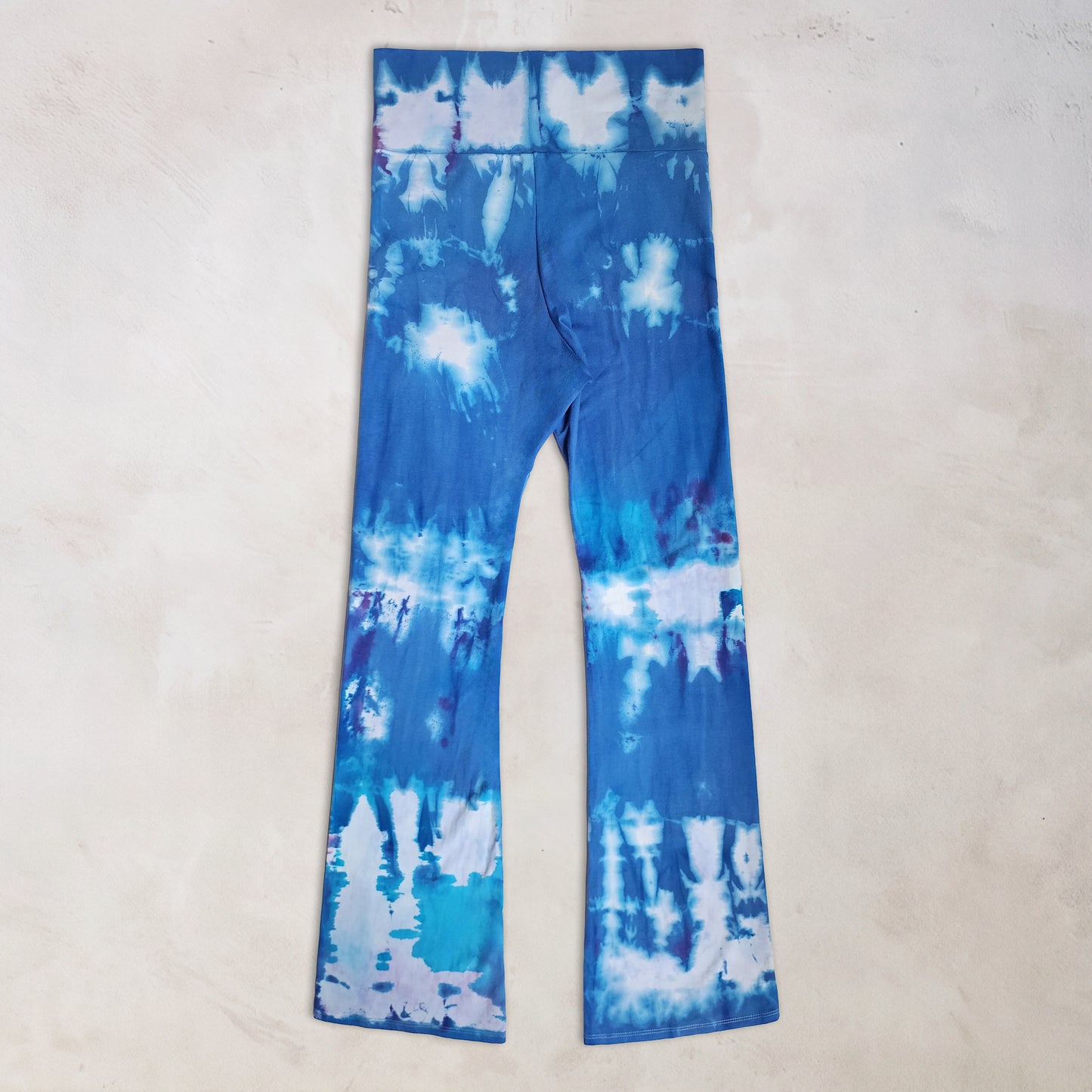 Mountain Bluebell Tie Dye Flare Leggings