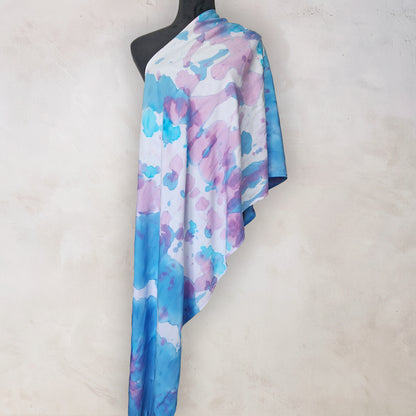 Mountain Bluebell Tie Dye Scarf