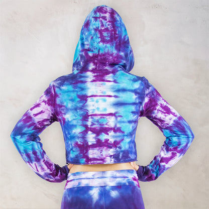 Mystic Tie Dye Cropped Hoodie
