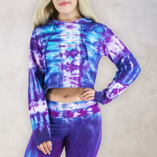 Mystic Tie Dye Cropped Hoodie