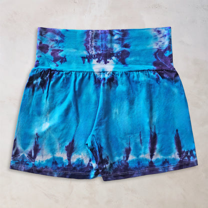 Nerthus Tie Dye Cotton Shorts
