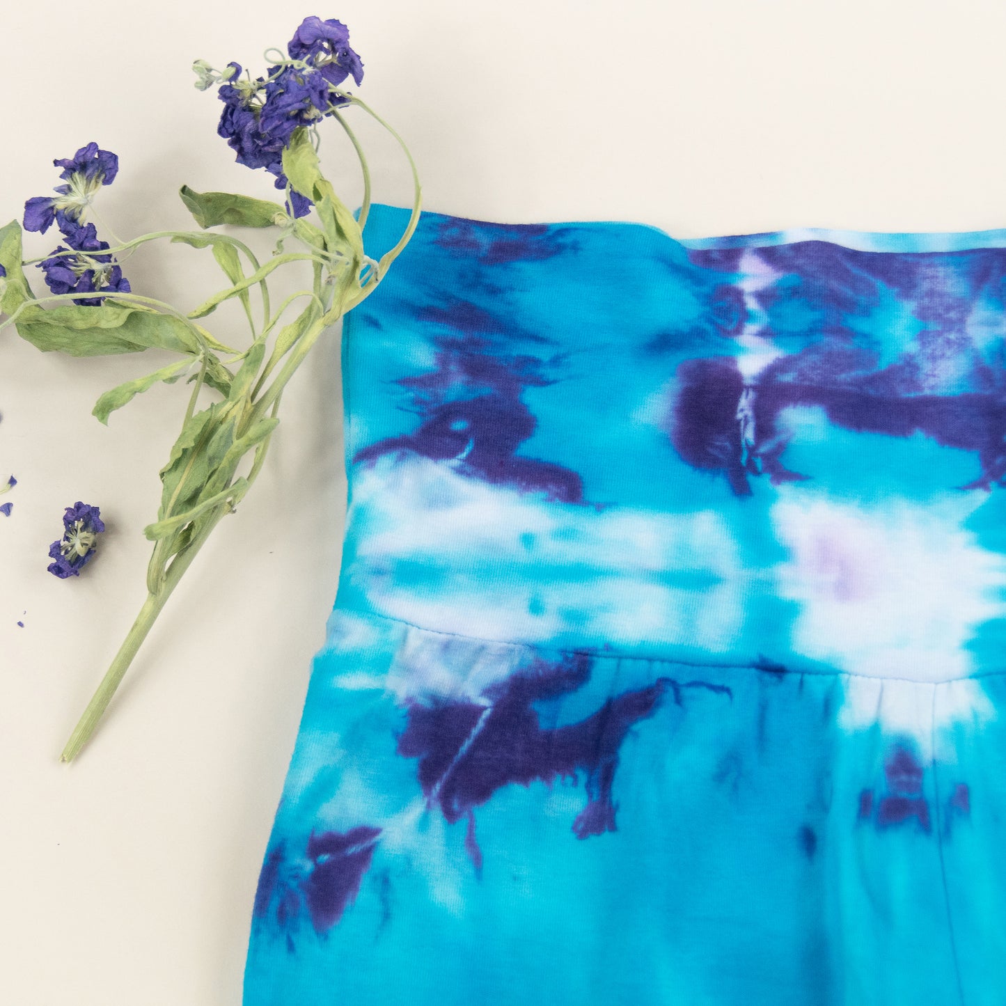 Nerthus Tie Dye Cotton Shorts