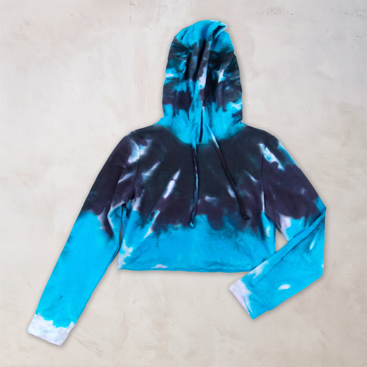 Nixie Tie Dye Cropped Hoodie
