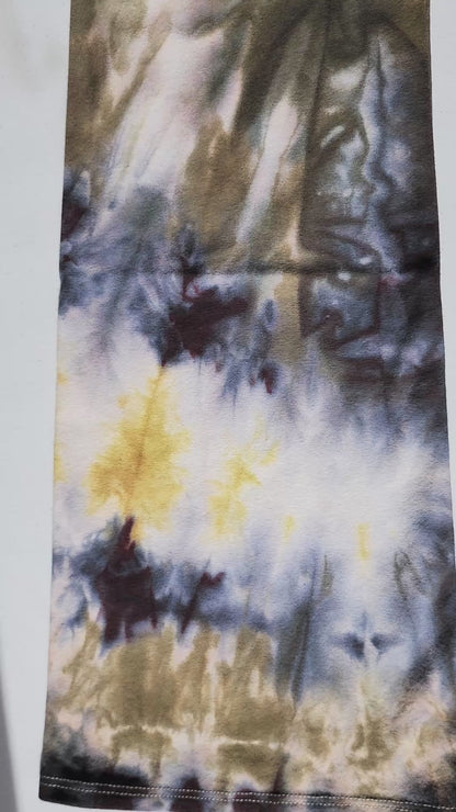 Moon Dust Tie Dye Flare Leggings