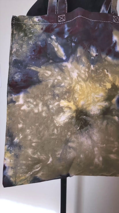 Moon Dust Tie Dye Cotton Tote Bag