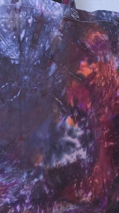 Midnight Orchid Tie Dye Tote Bag