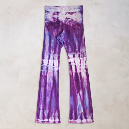Purple Lilac Tie Dye Yoga Pants