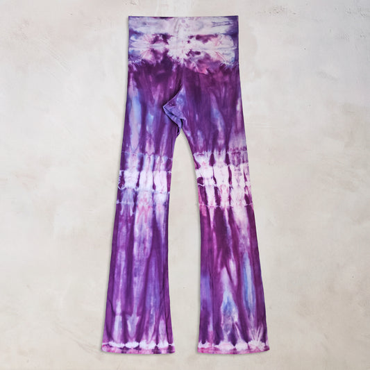 Purple Lilac Tie Dye Yoga Pants