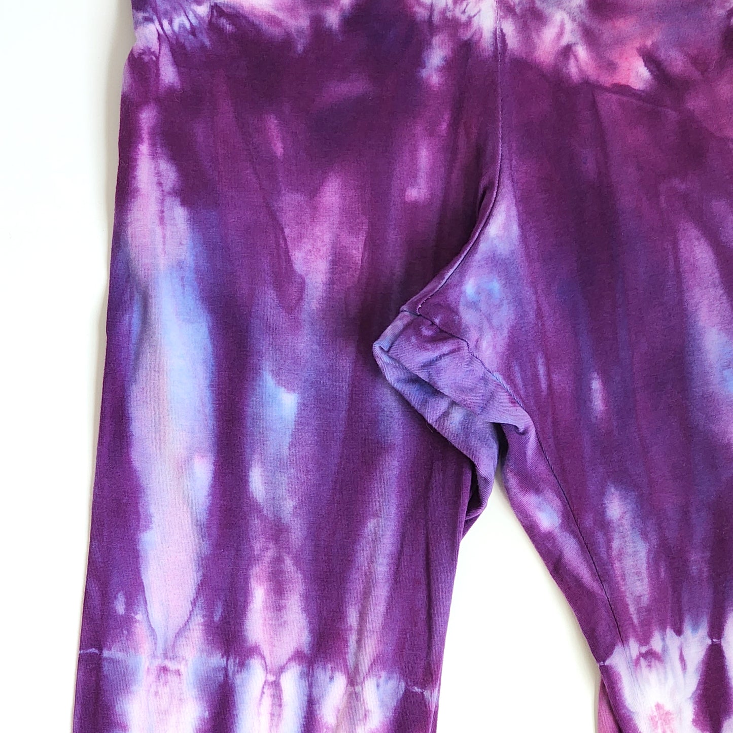 Purple Lilac Tie Dye Yoga Pants