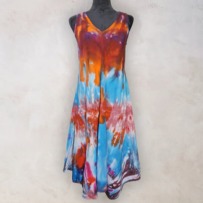 Rainshadow Tie Dye Boho Dress