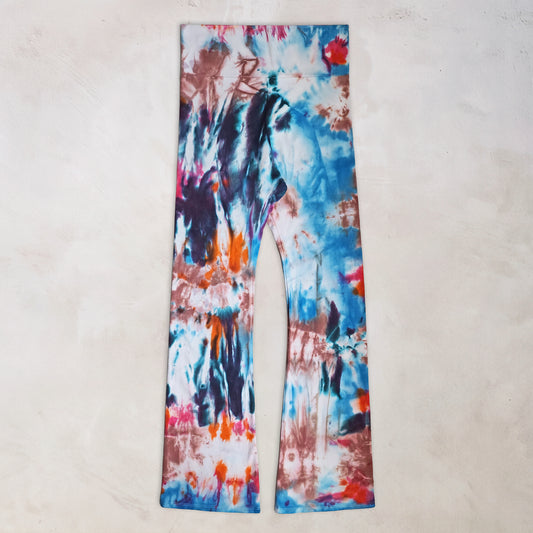 Rainshadow Tie Dye Flare Leggings