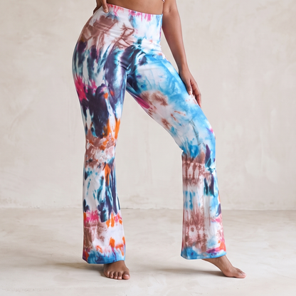 Rainshadow Tie Dye Flare Leggings