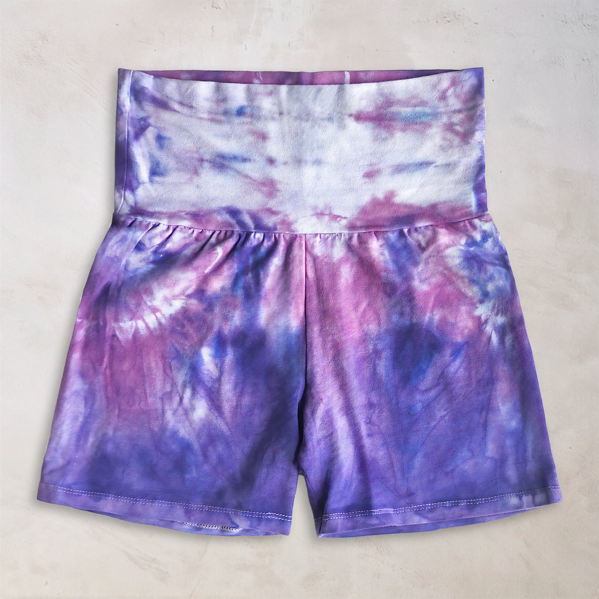 Saint-Tropez Tie Dye Cotton Shorts