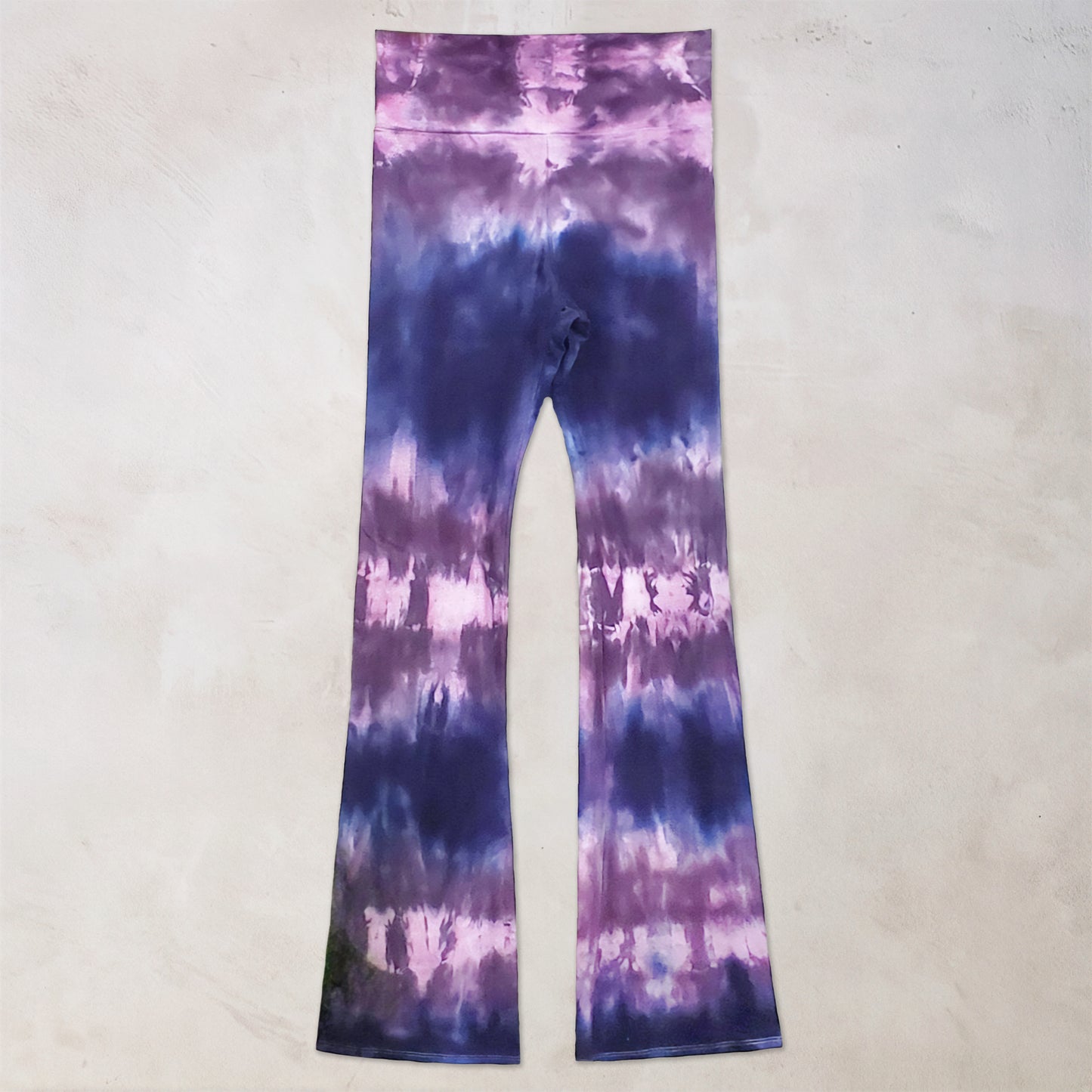 Sand Dune Sunset Tie Dye Flare Leggings