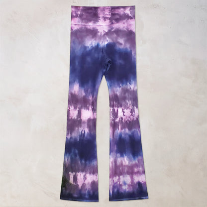 Sand Dune Sunset Tie Dye Flare Leggings